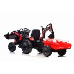 Elektrický traktor 720-T - červený 
